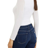 Mena twisted yoke sweater
 white