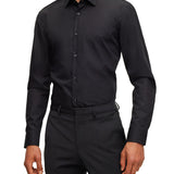 Camicia Slim Fit con collo Italiano
