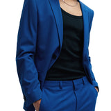 Abito Extra Slim Fit monopetto in tessuto misto frescolana