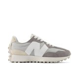 SNEAKER 327 PELLE/TEXTILE GRIGIO CHIARO