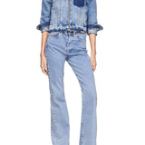 Jeans Sylvia High Flare denim medio