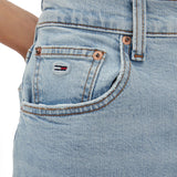 Shorts jeans High Mom denim chiaro