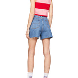 Polo crop smanicata con motivo a righe colorblock rosa multi
