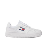 Retro white basketball style sneakers