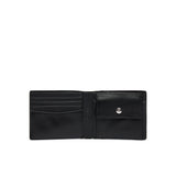 Portafogli logo emboss bifold W/Coin nero