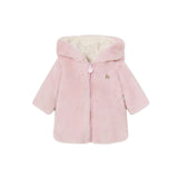 Giubbino cappuccio reversibile Rosa/Panna
