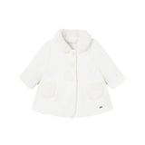 Cappotto in panno panna