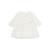 Abito combinato tricot panna