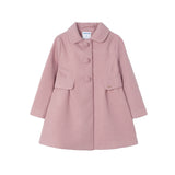 Cappotto in panno rosa