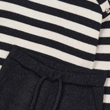 Completo due pezzi maglia e pantalone nero