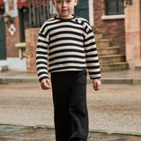 Completo due pezzi maglia e pantalone nero
