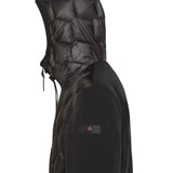 Bomber Koons con zip e cappuccio nero