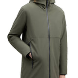 Parka Metide in tessuro Primaloft verde