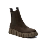 Stivaletto Chelsea con zip kaki