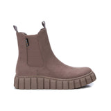 Stivaletto Chelsea con zip taupe