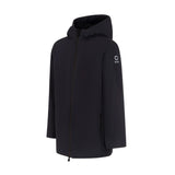 Parka con cappuccio K-Aurelio long Velour nero