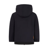Parka con cappuccio K-Aurelio long Velour nero