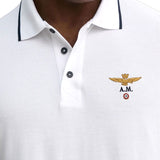 Polo manica corta basic piquet panna