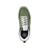 Sneakers Pilot nylon/suede verde/beige