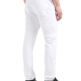 Jeans 5 tasche slim fit denim bianco