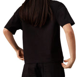 T-shirt kids logo boxy nero