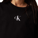 T-shirt kids logo boxy nero