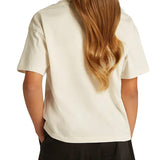 T-shirt kids logo boxy panna