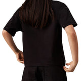 T-shirt teen logo boxy nero