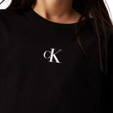 T-shirt teen logo boxy nero