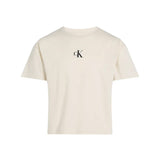 T-shirt teen logo boxy panna