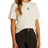 T-shirt teen logo boxy panna