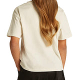 T-shirt teen logo boxy panna