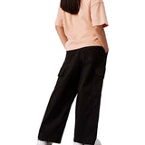 Pantalone teen cargo utility nero