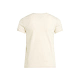 T-shirt teen stampa grafica multicolor panna