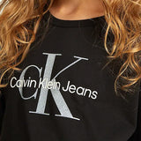 T-shirt teen monologo glitter nero