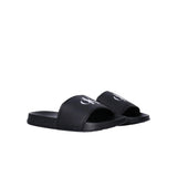 Ciabatte con maxi logo nero