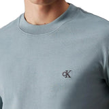 T-shirt con logo indaco