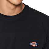 T-shirt con logo sul petto nero