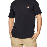 T-shirt con logo sul petto nero