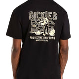 T-shirt Lewistown ricamo posteriore nero