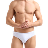 Slip mare in lycra bianco/argento