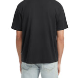 T-shirt maniche corte logo totno su tono nero