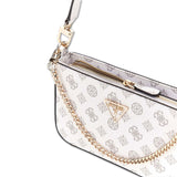 Borsa a spalla Noelle logo all over sand