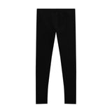 Leggings con logo glitter nero