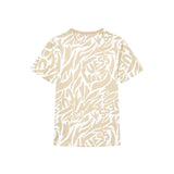 T-shirt logo allover beige
