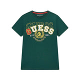 T-shirt multilogo varsity verde