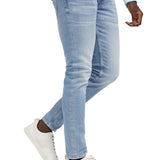 Jeans Chris modello elasticizzato in denim chiaro