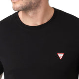 T-shirt basic logo frontale nero