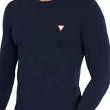 T-shirt manica lunga core jersey blu