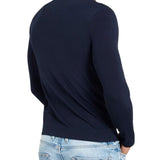 T-shirt manica lunga core jersey blu